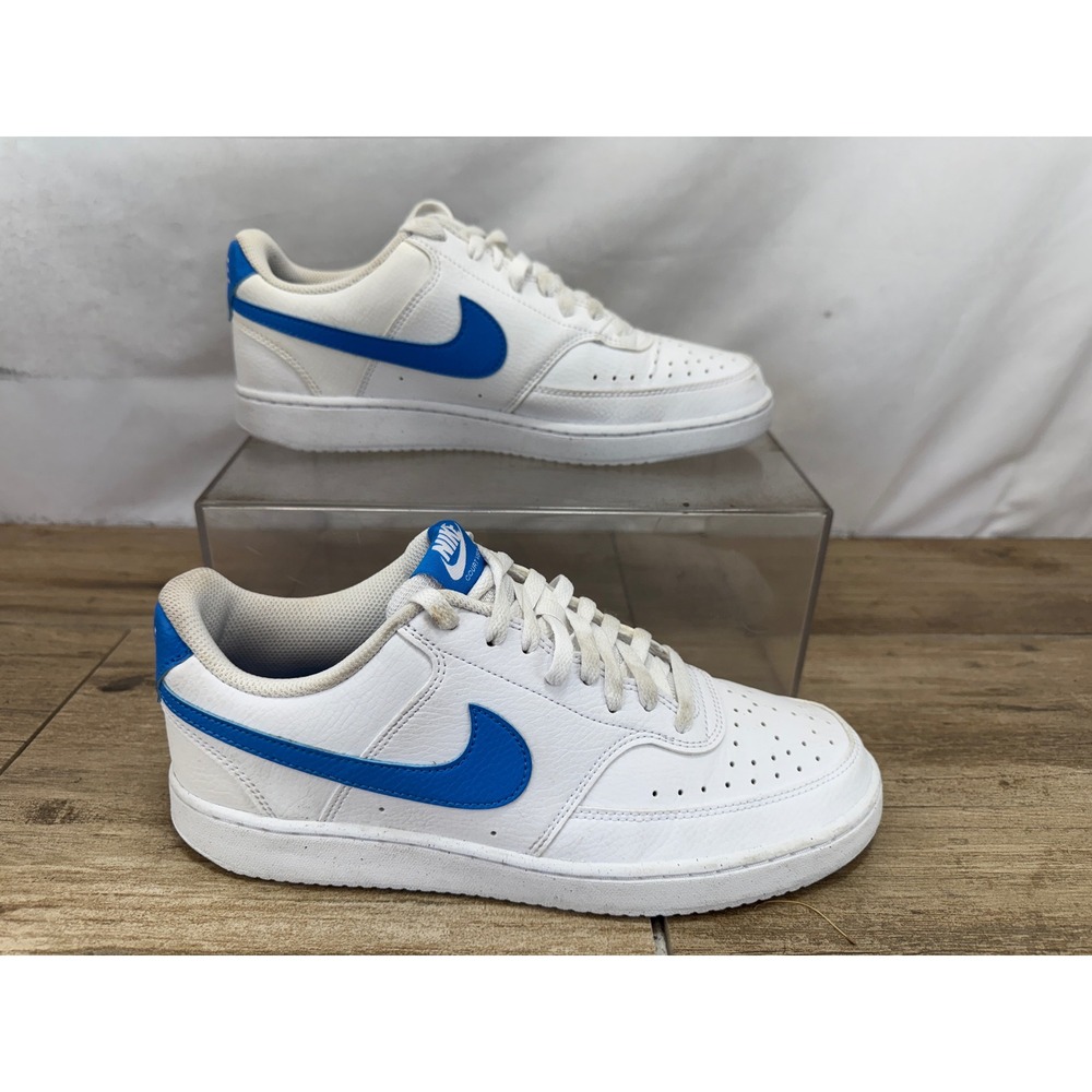 Nike Court Vision Low White Photo Blue Mens Sneakers‎ DH2987-105 Size 9